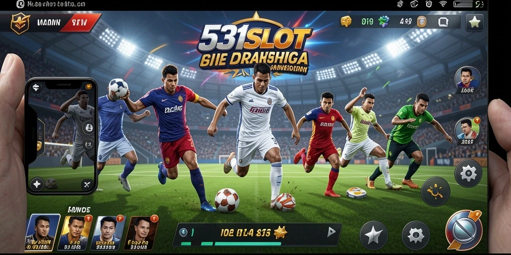 Tampilan utama 531SLOT dengan suasana pertandingan olahraga yang seru.