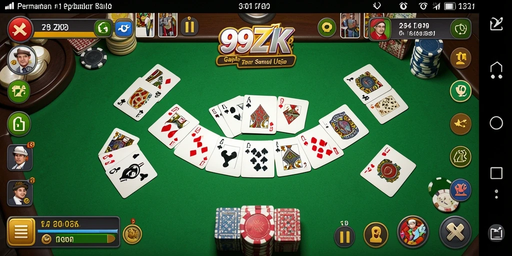 Tampilan gameplay seru dan interaktif di 99ZK.