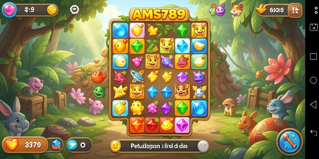 Tampilan gameplay seru dari AMS789 yang penuh warna dan tantangan.