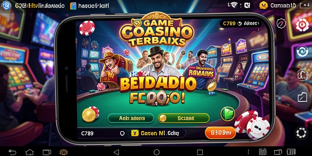 Screenshot C789 menampilkan antarmuka permainan Kasino yang menarik dan penuh warna.