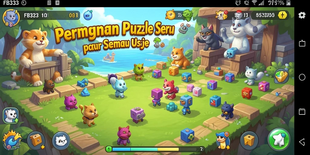 Gameplay seru FB333 dengan tantangan Puzzle yang menarik.
