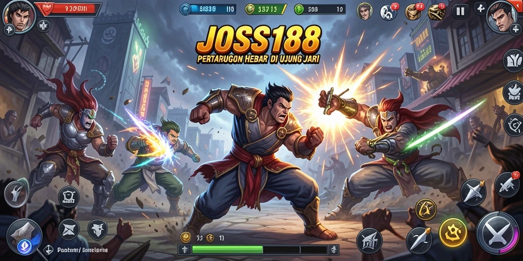 Gameplay JOSS188 yang menampilkan aksi pertarungan yang mendebarkan.