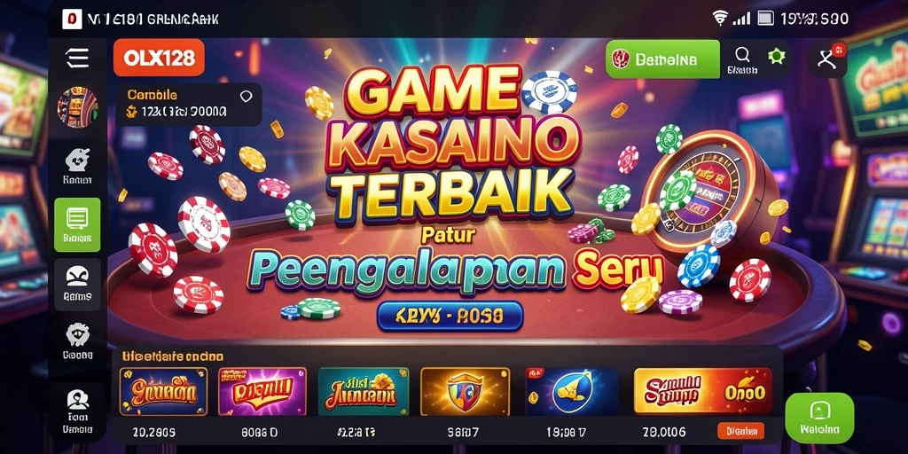 Screenshot gameplay OLX128 menampilkan aksi menarik dan grafis memukau dari permainan kasino.