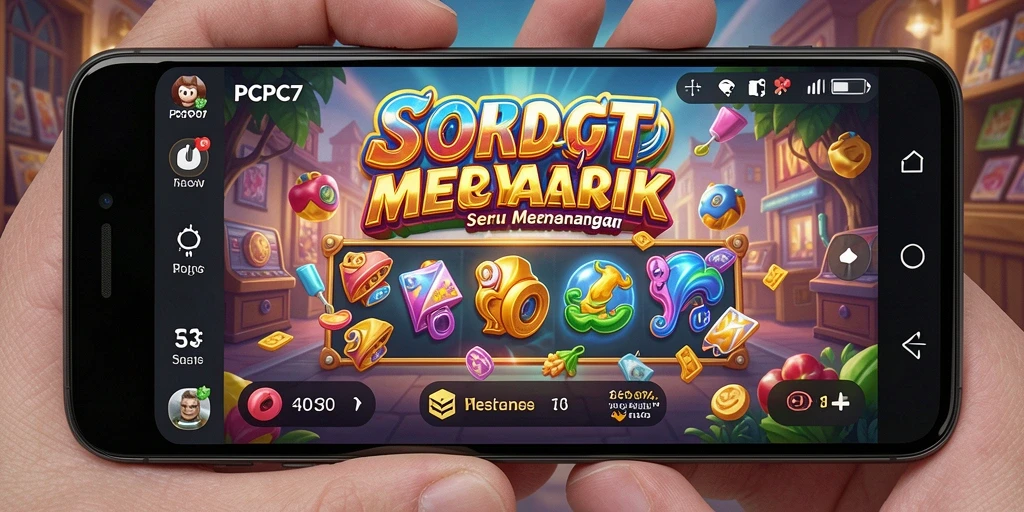 Screenshot utama PCPC7 menampilkan gameplay Slot yang mengasyikkan.