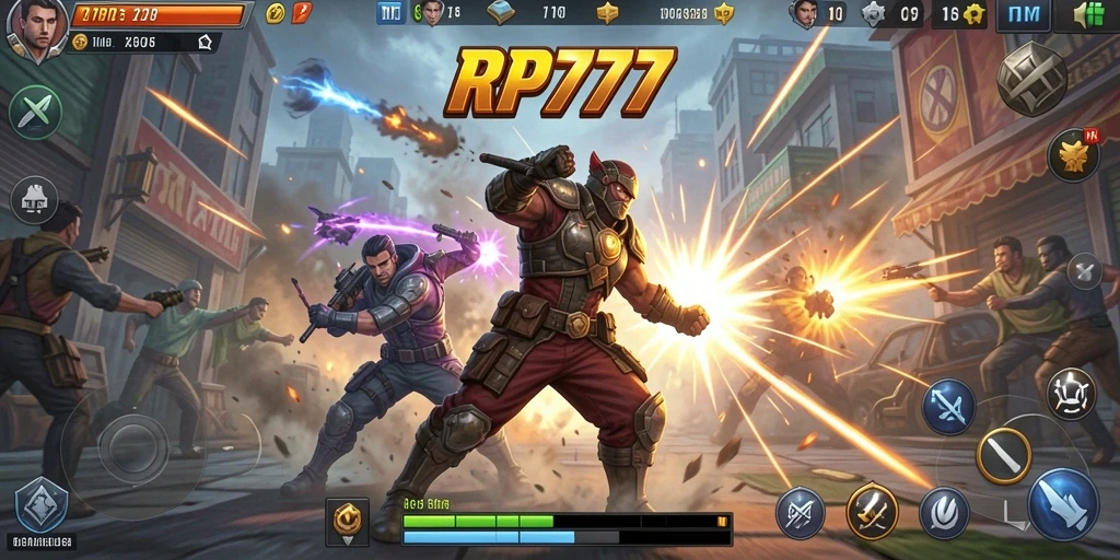 Tampilan gameplay Action yang seru dan penuh aksi.