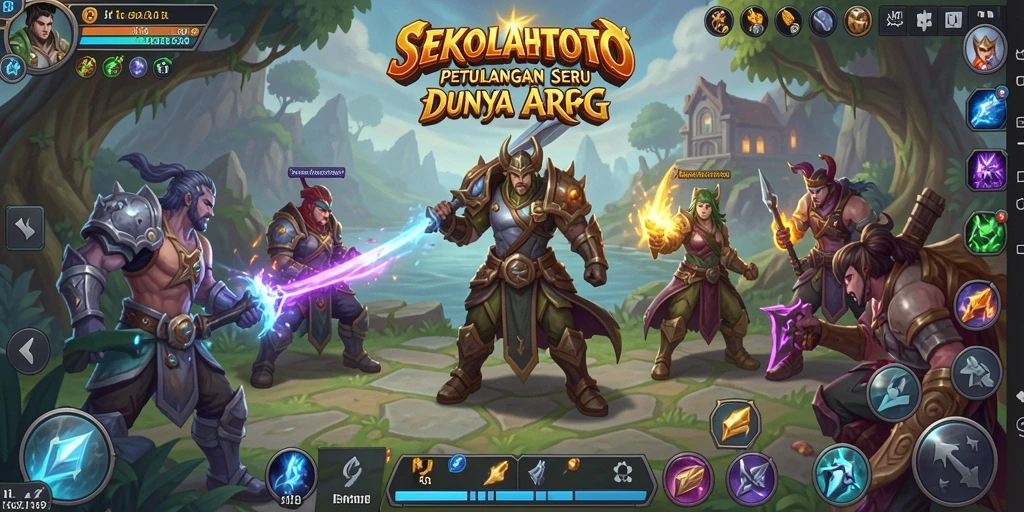 Tangkapan layar utama dari gameplay menegangkan di SEKOLAHTOTO.