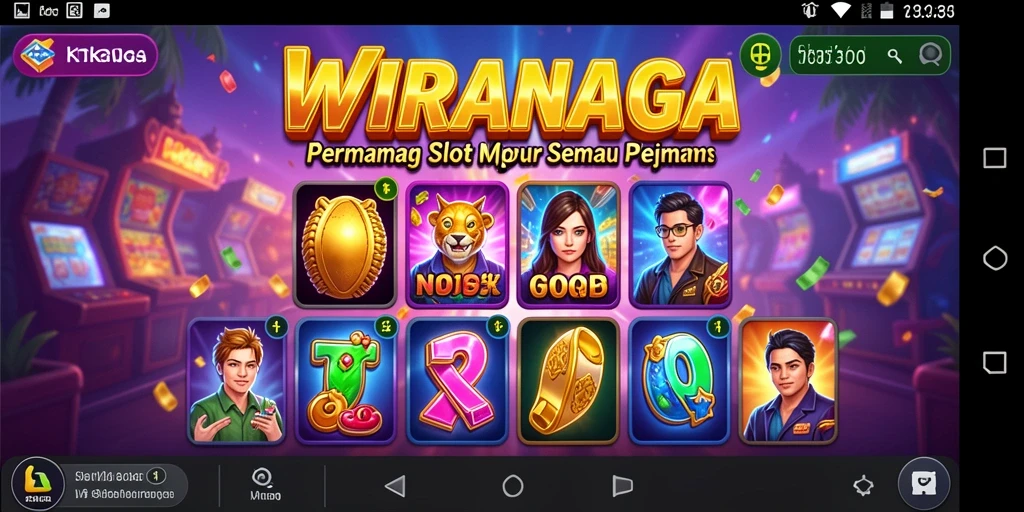 Screenshot utama WIRANAGA menampilkan gameplay yang seru dan menarik.